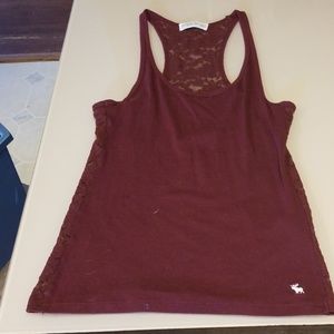 Abercrombie Maroon tank top